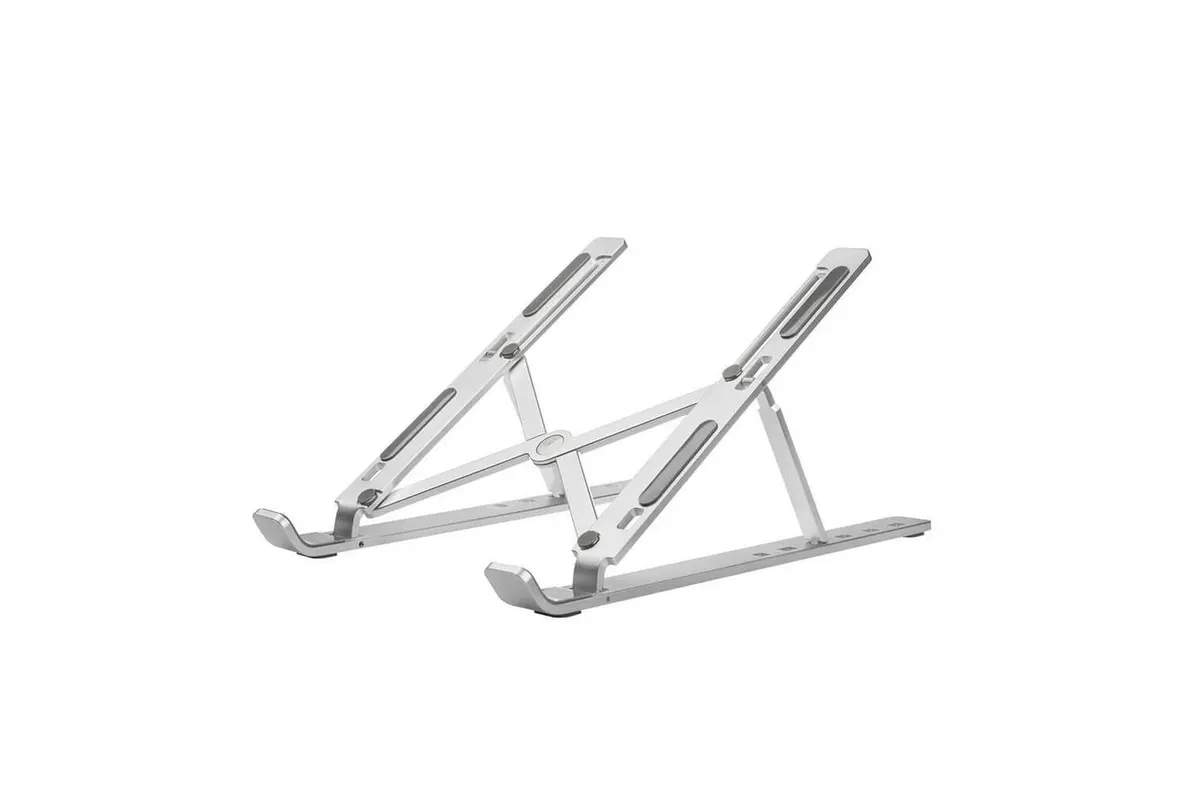 Laptopstativ Desire2 Sammenleggbar X-format Aluminium Sølv