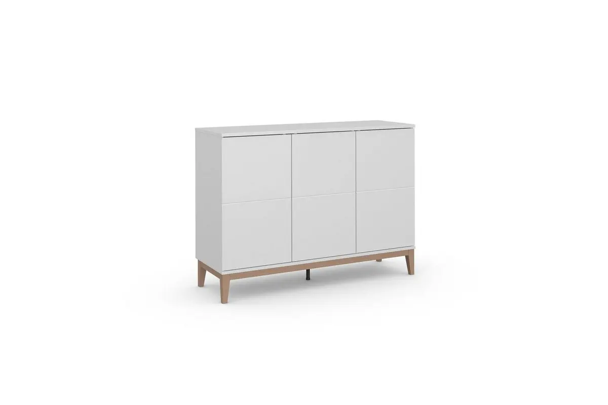 Sideboard og skjenk Loft24 Skjenk Pelle 120x41x85 cm, hvit/Wotan eik Vit