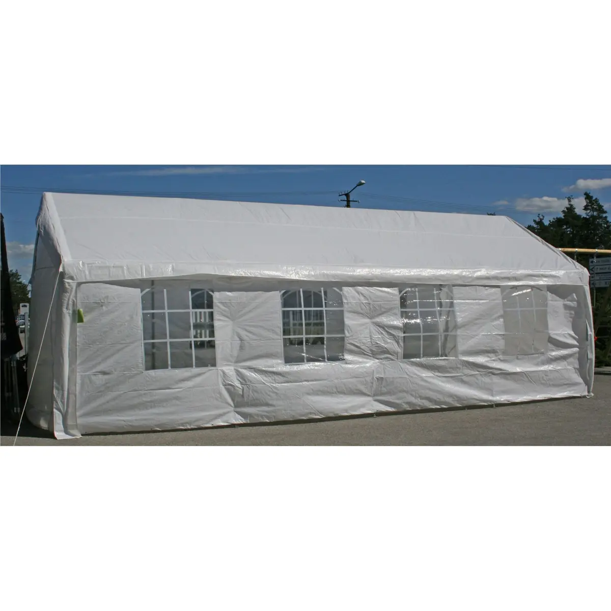 Partytelt HOME4YOU 4x8 m, hvit