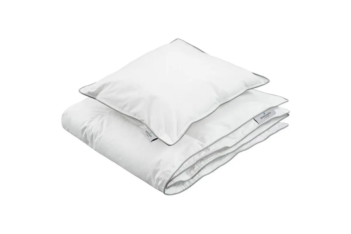 Dyne + Pute Barn Luksusfiber 28 x 35 cm + 70 x 80 cm Hvit