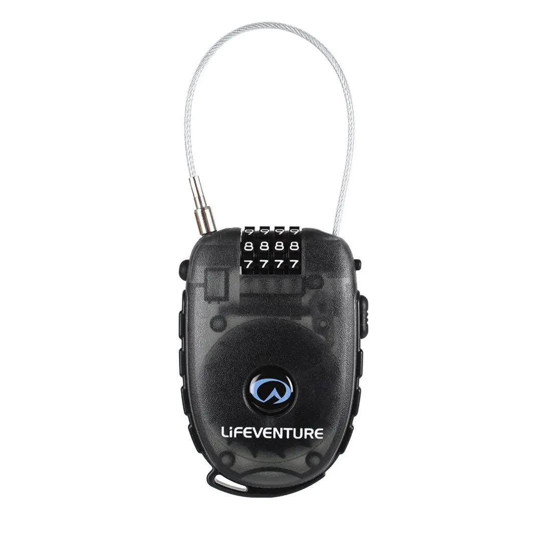 Kabellås 4 sifret digital 90 cm fra Lifeventure