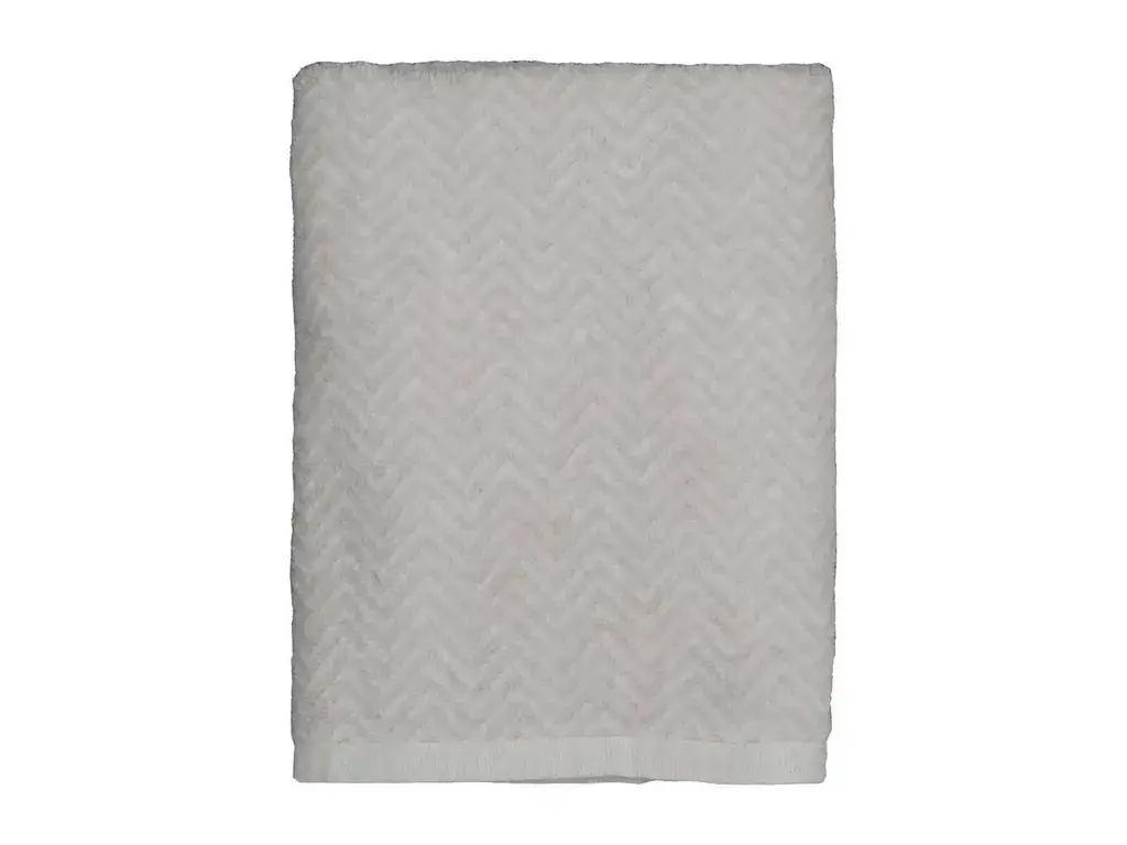 Halvor Bakke Verbier håndkle, 50x70 Beige / Pure cashmere