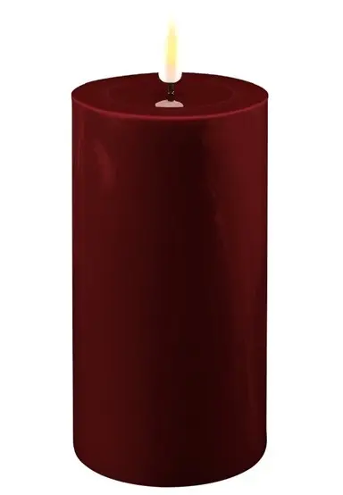 Deluxe Homeart Bourgogne LED Kubbelys 7,5 x 15 cm