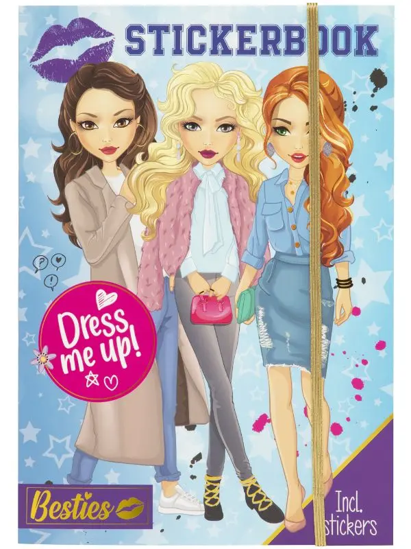 Aktivitetsbok Dress me up m klistremerker