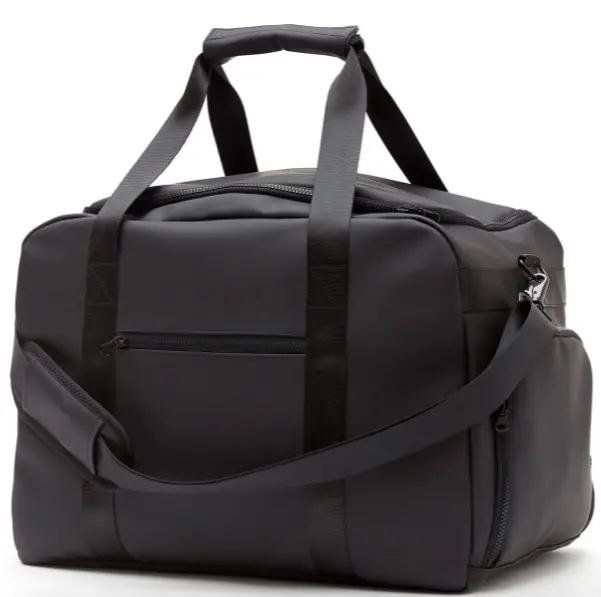 Baltimore treningsbag med skopose – nubuck PU-skinn – Black