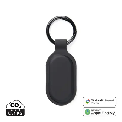 VINGA Baltimore RCS nøkkelbrikke med Finder Dual – sort (iOS & Android)