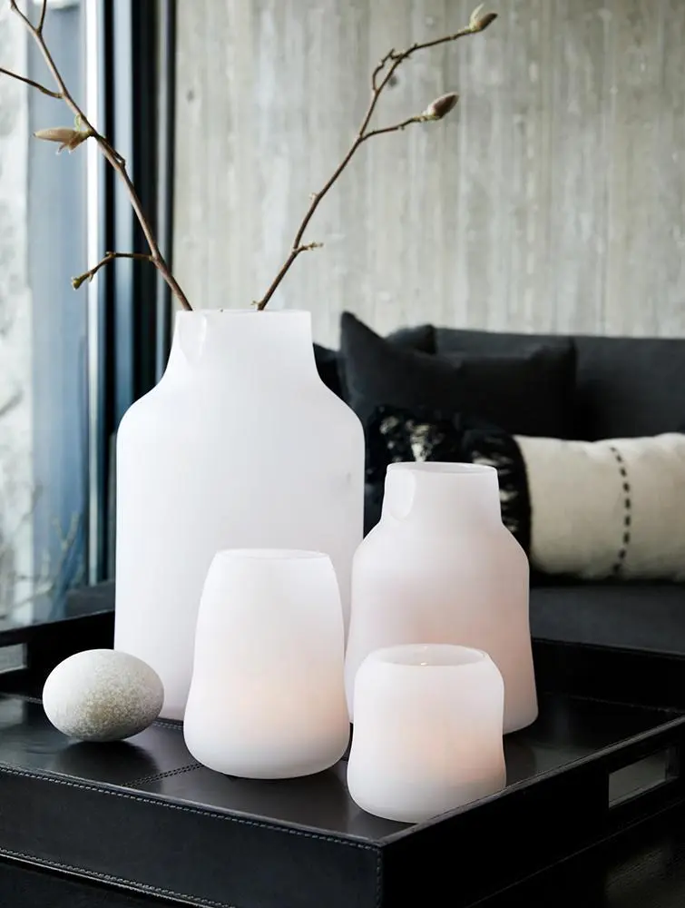 Vase matt glass - Aina Sollie Steen