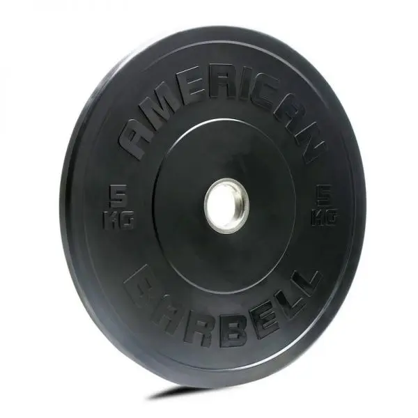 Black Sport Bumper Plate 5 kg 