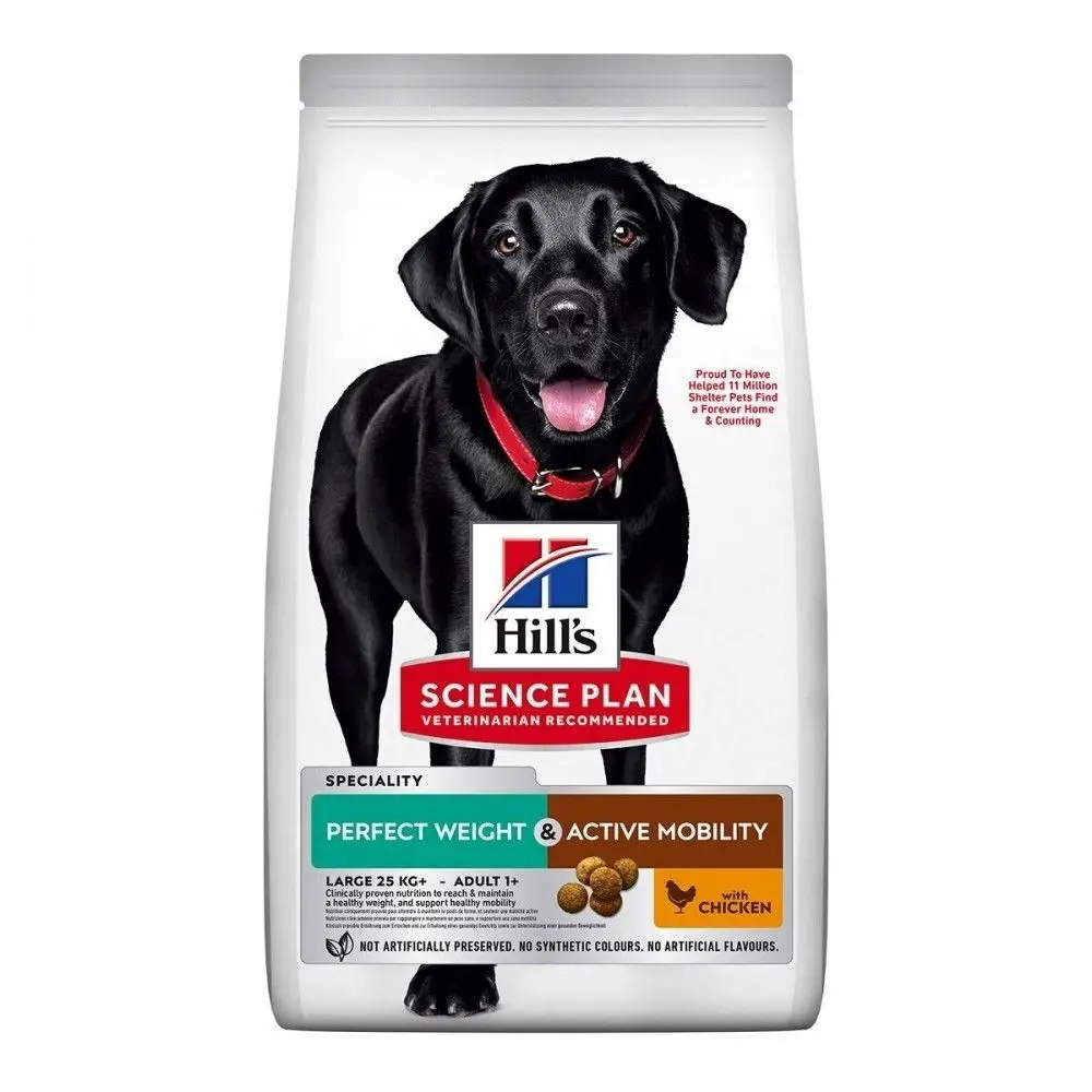 Hill's Science Plan Dog Perfect Weight & Active Mobility Adult Large with Chicken 12 kg