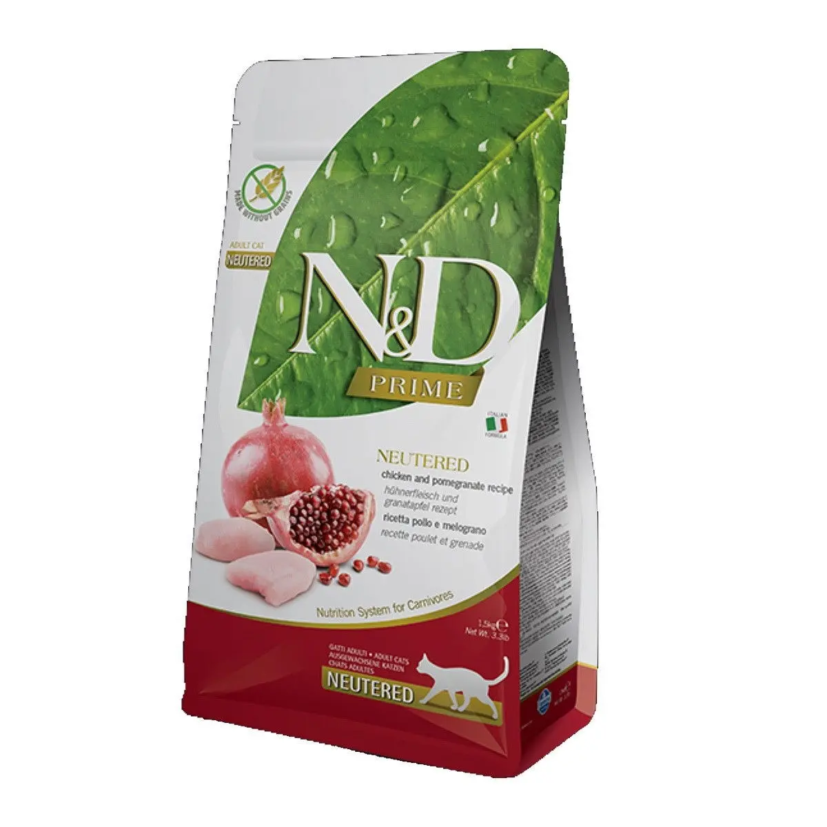 Farmina N&D Prime Neutered Chicken&Pomegranate Adult - dry cat food - 5 kg