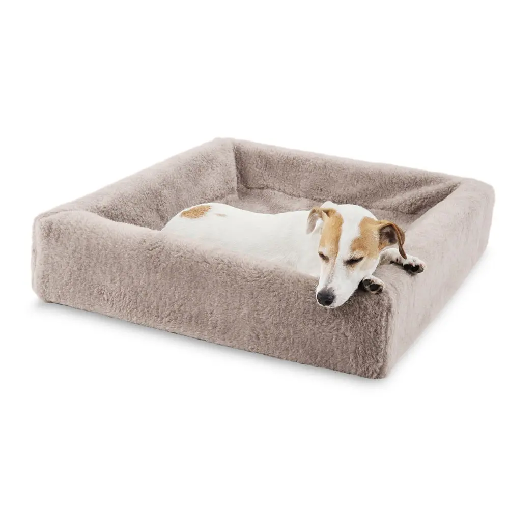 Bia Bed Overtrekk Pilé Beige/Grå