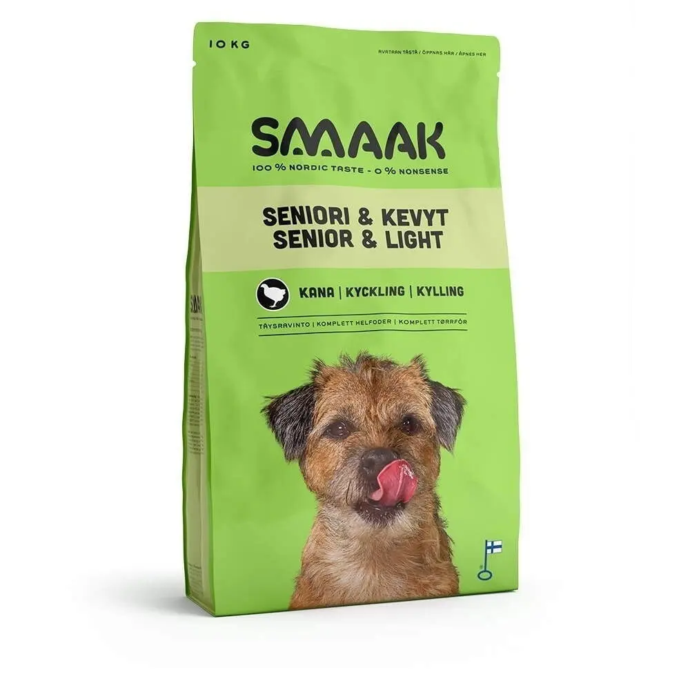 SMAAK Dog Senior/Light Kylling 2 x 10 kg