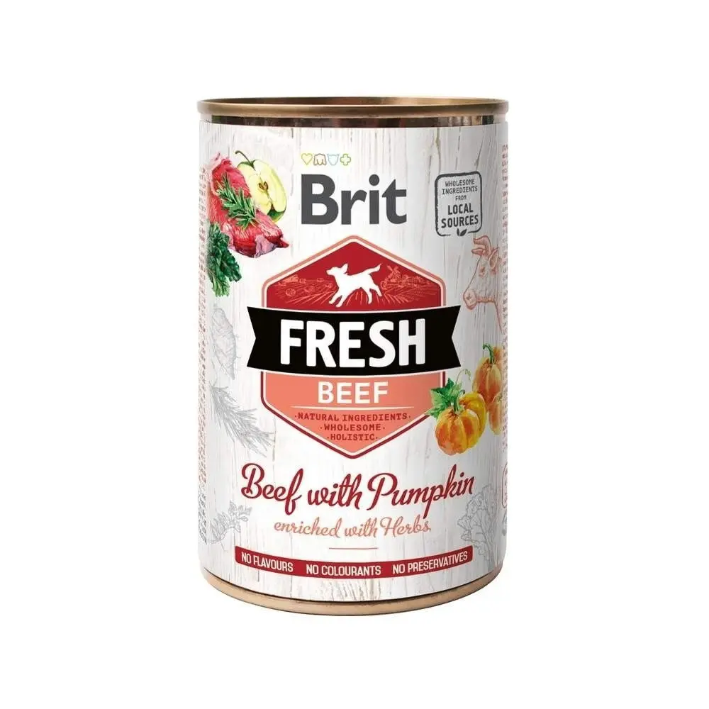 Brit Fresh Cans Beef With Pumpkin 400 g