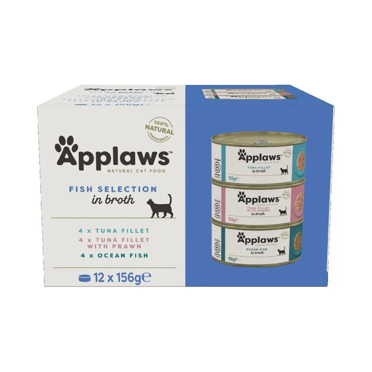 Applaws Selection in Broth Multipack Fish 12x156g