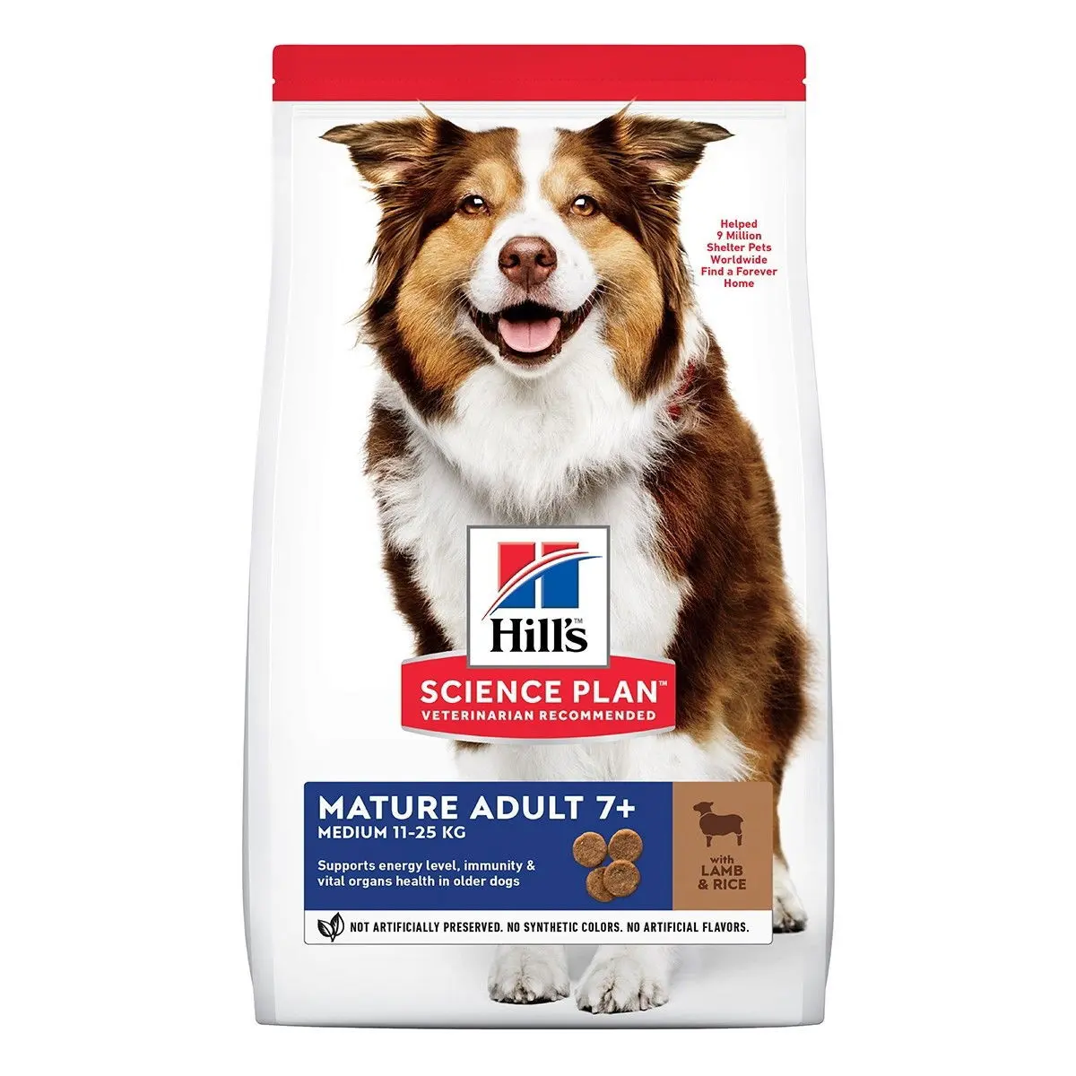 Hill's Science Plan Dog Mature Adult 7+ Medium Lamb & Rice