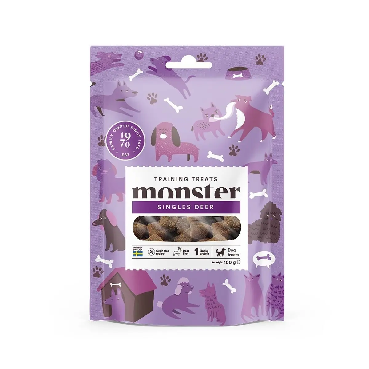 Monster Dog Trainies Deer 100g