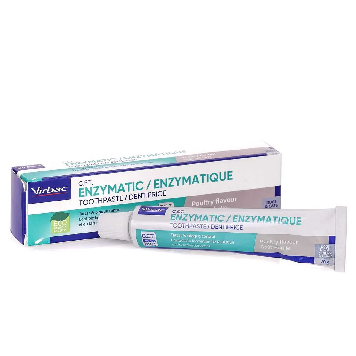 Virbac Enzymtannkrem for hunder 70 g