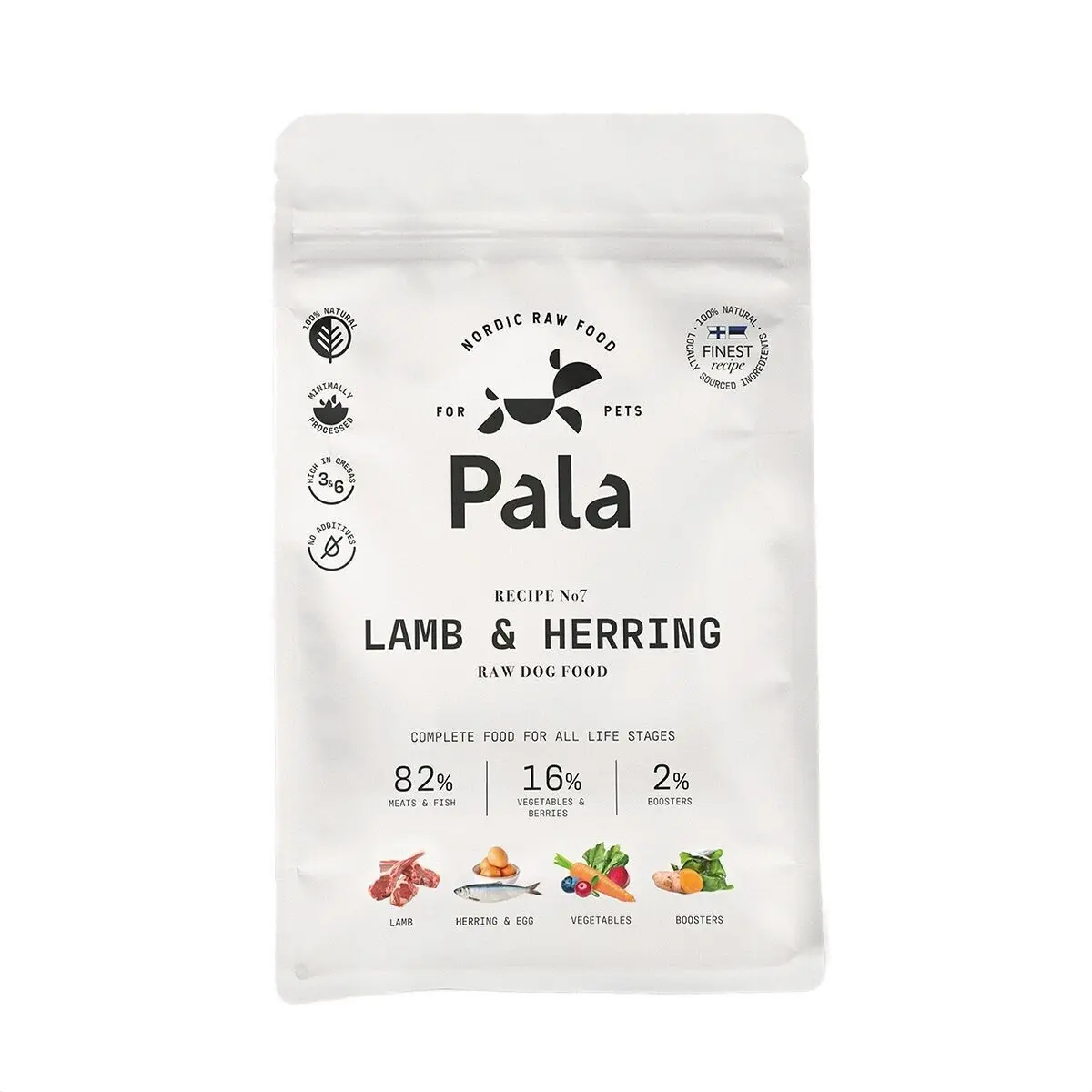 Pala Air Dried Lamb & Herring Lufttørket Kornfritt Hundefôr