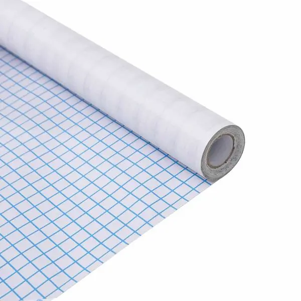 vidaXL Selvheftende Vindu Film Frostede striper 45 x 1000 cm PVC