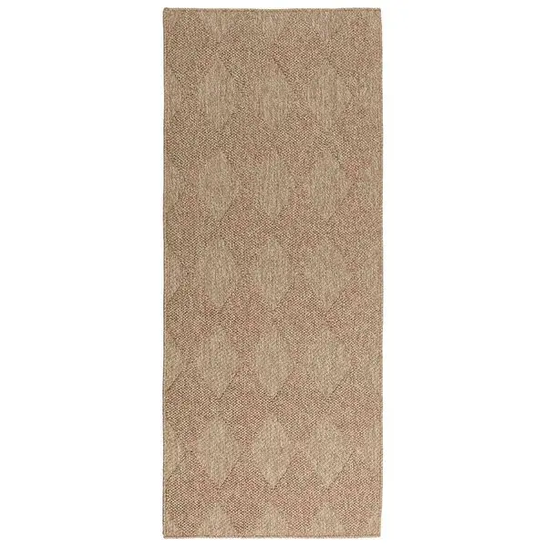 vidaXL Områdetepper Rektangulær AGIRA Naturlig 200 x 80 cm Polyester