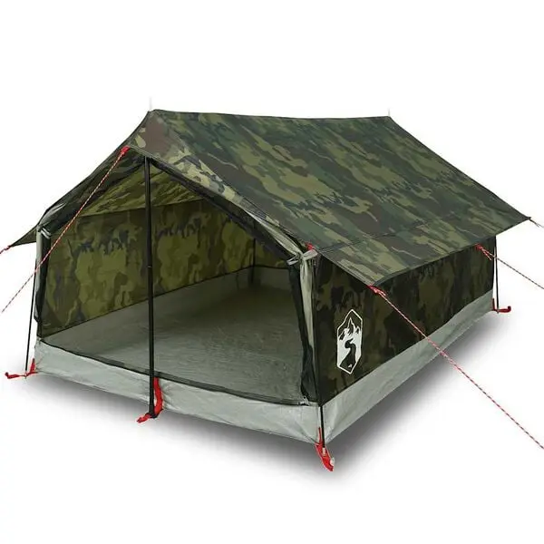 vidaXL Campingtelt 2 personer kamuflasje vanntett