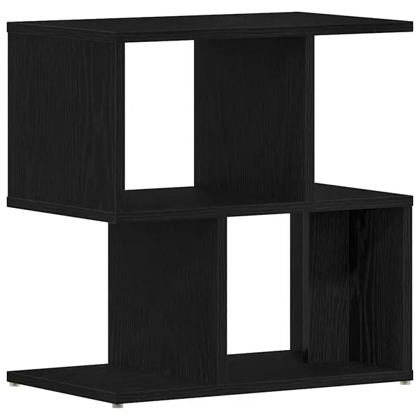 vidaXL Nattbordskap Svart Eik 50 x 30 x 51,5 cm Konstruert tre