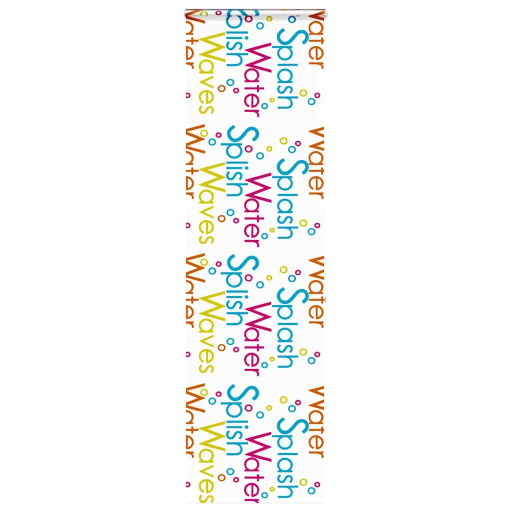 vidaXL Dusjrullgardin med kassett 80x240 cm Stoffbredde 76 cm