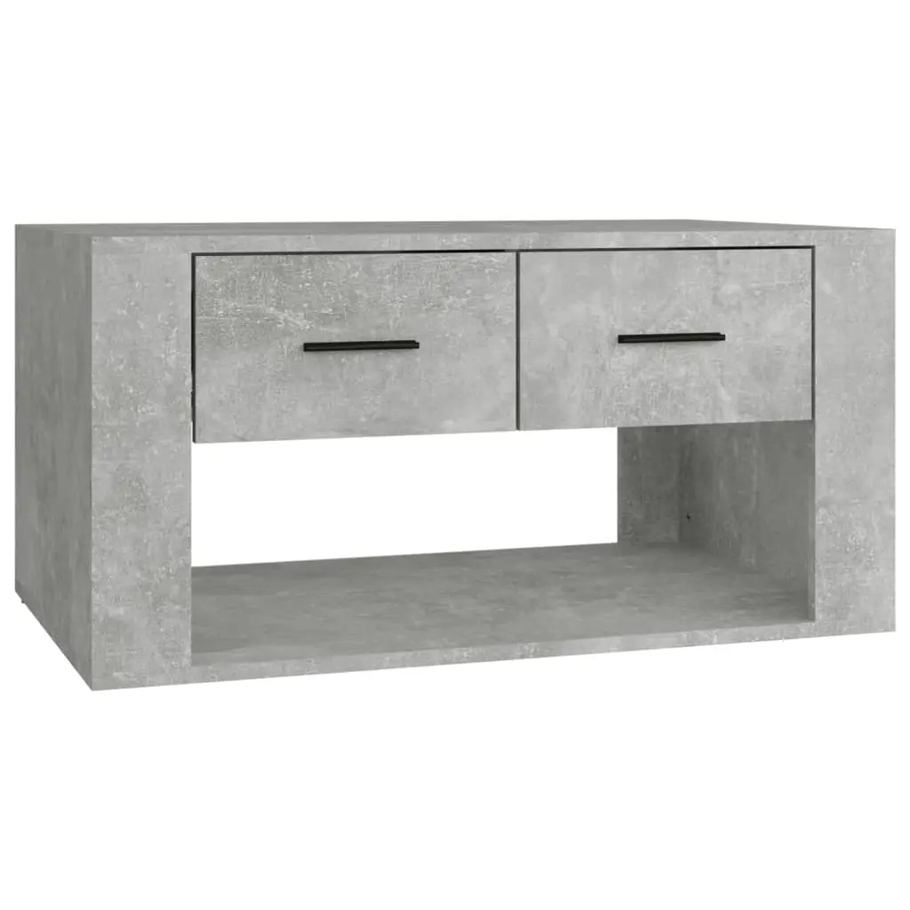 vidaXL Salongbord betonggrå 80x50x40 cm konstruert tre