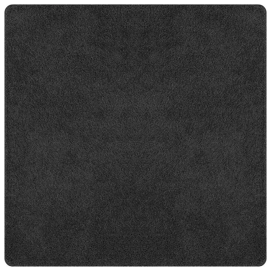 vidaXL Anti-sklisikker Shaggy Teppe Mørkegrå 120 x 120 cm PP