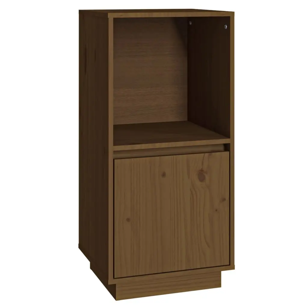 vidaXL Skjenk honningbrun 38x35x80 heltre furu