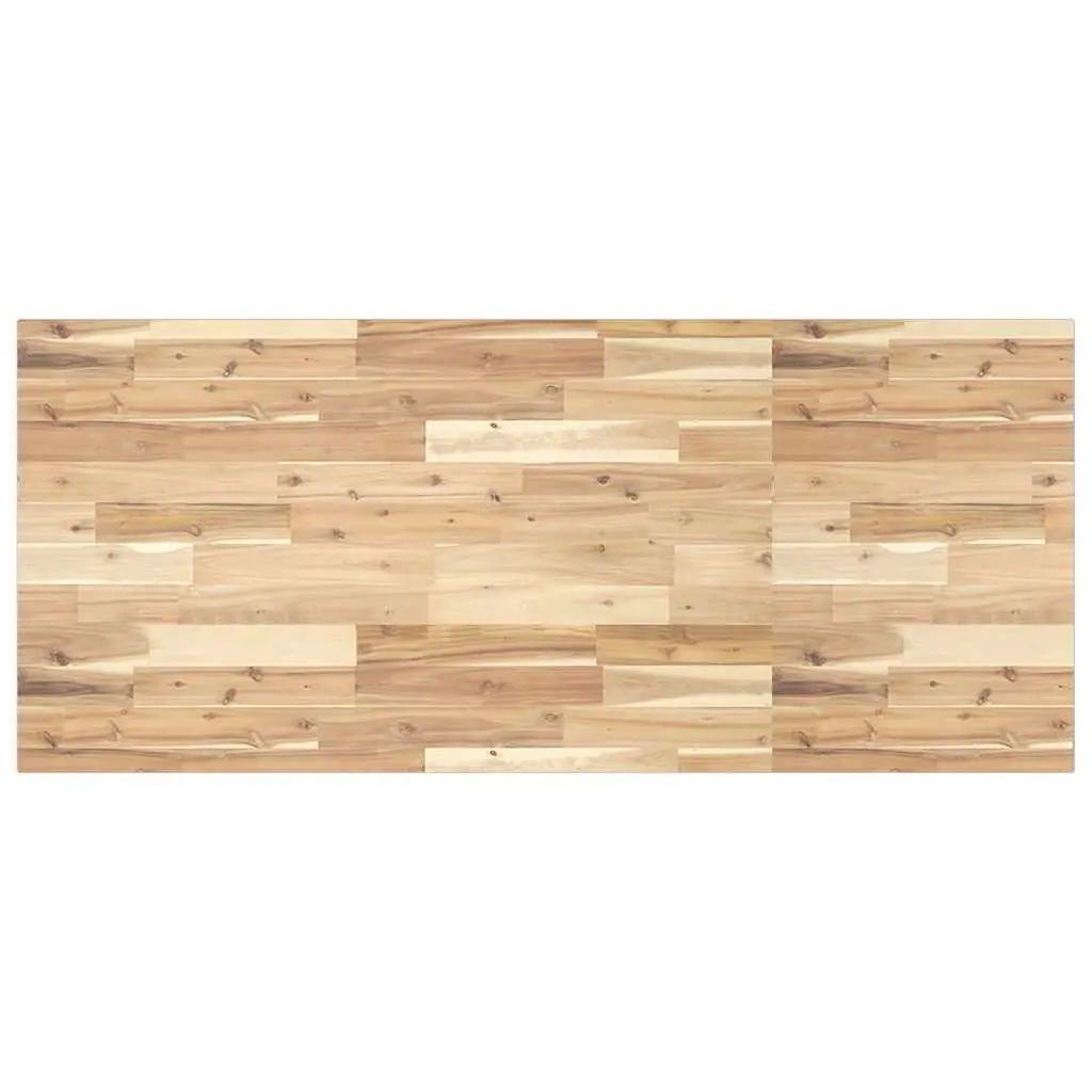 vidaXL Bordplate rektangulær 140x60x2 cm heltre akasie
