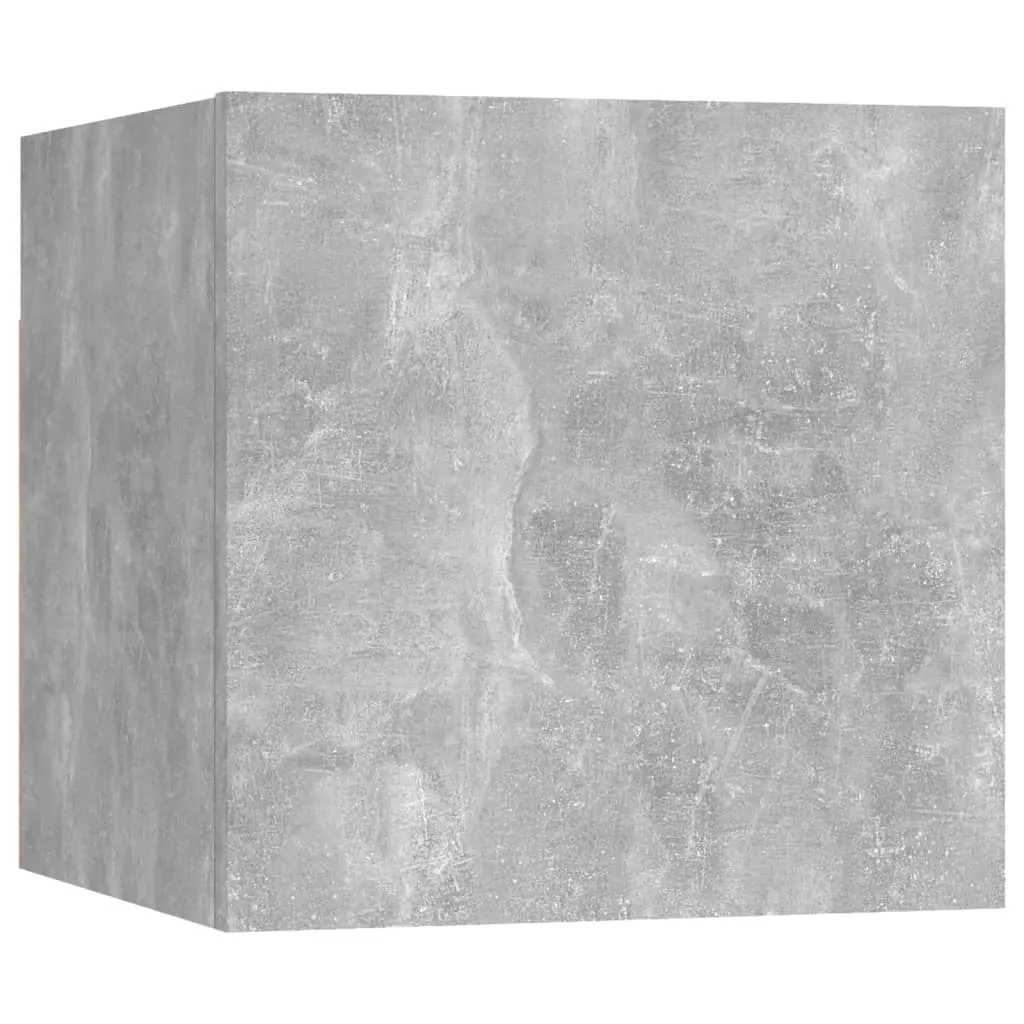vidaXL Nattbord betonggrå 30,5x30x30 cm konstruert tre