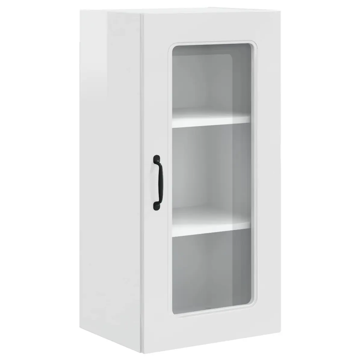 vidaXL Oppvaskmaskin-panel Kalmar Høyglanset hvit 40 x 31 x 80 cm