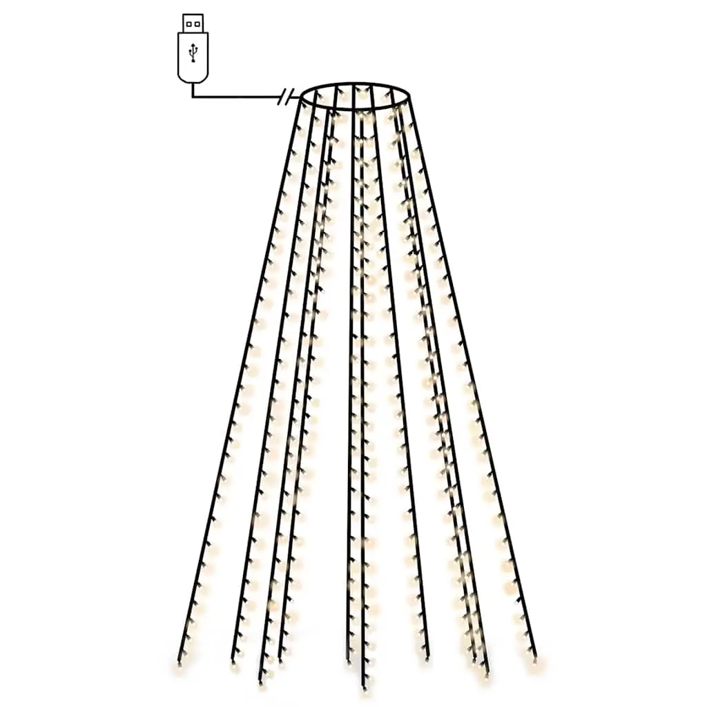 Juletrelys med 150 lysdioder 150 cm