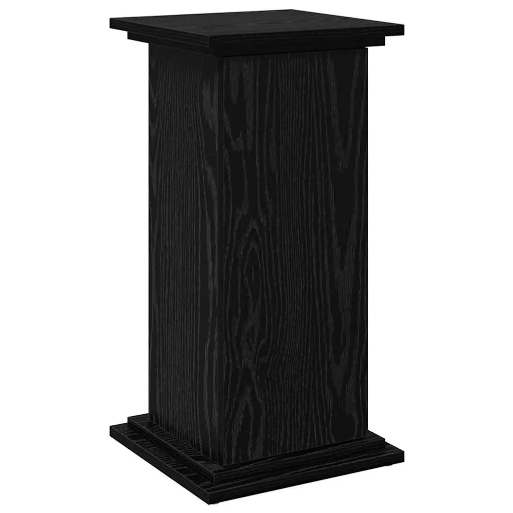 vidaXL Visningsstativ Svart Eik 31 x 30 x 60 cm Konstruert tre