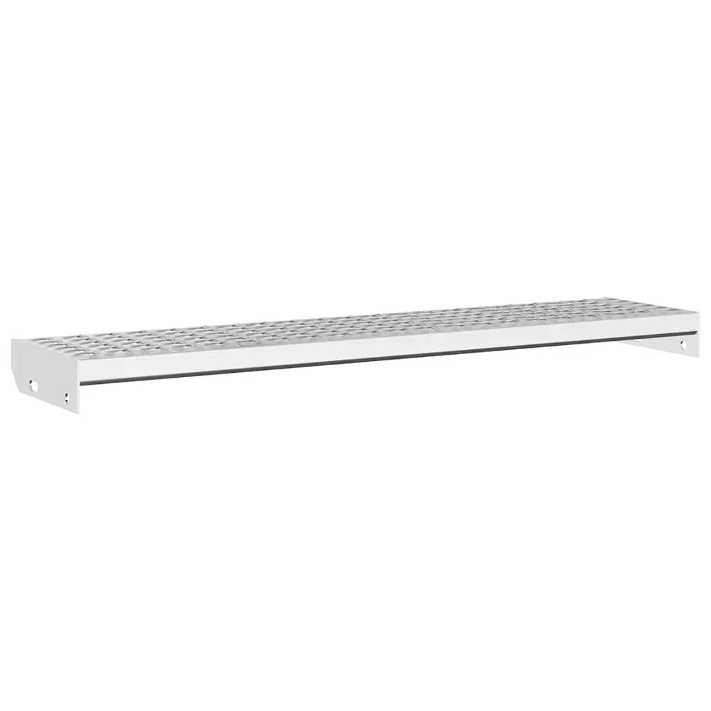 vidaXL Gittertrinn 100x24x7 cm galvanisert stål