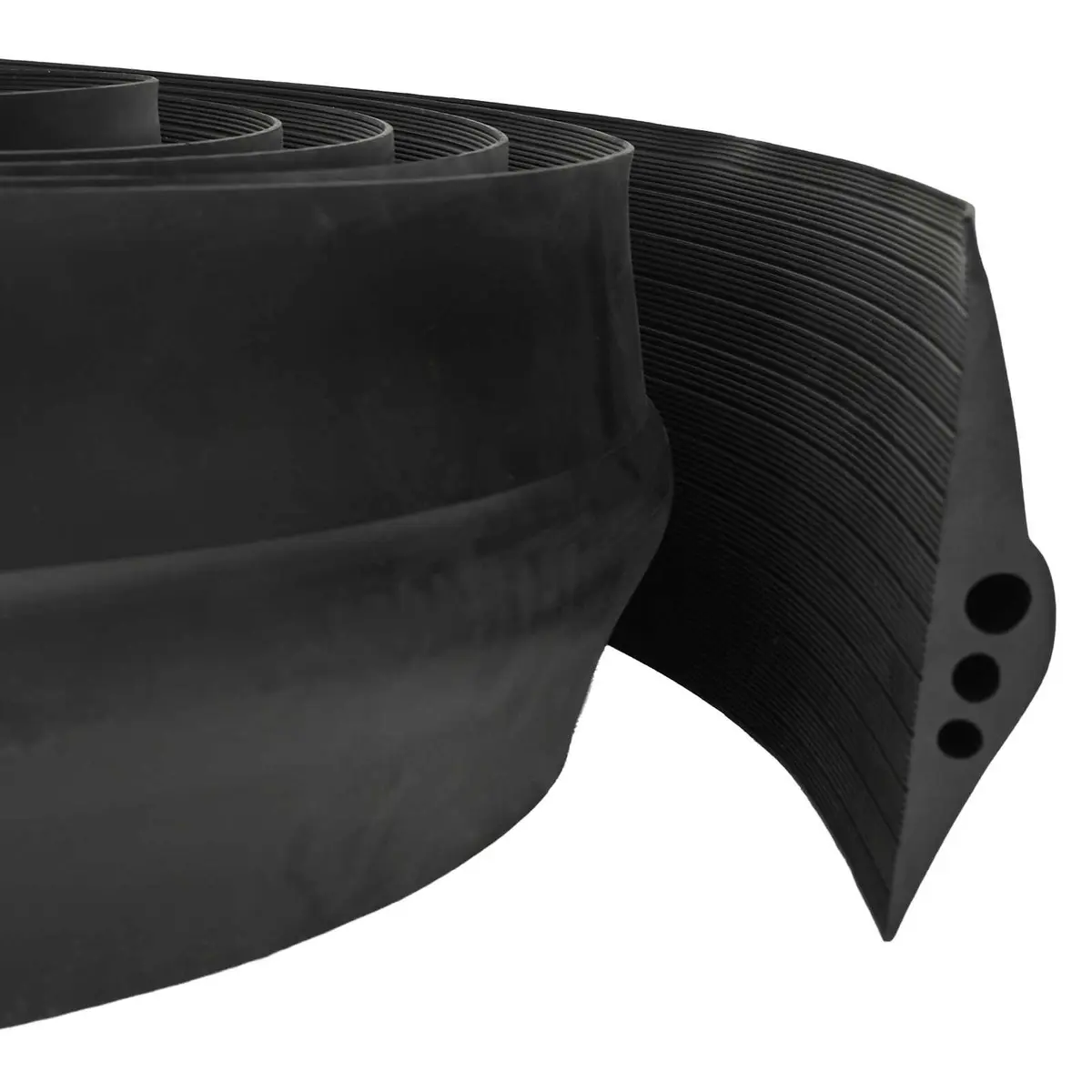 vidaXL Garasje gulvforsegling Svart 75 x 12 mm 4,5 m EPDM-gummi