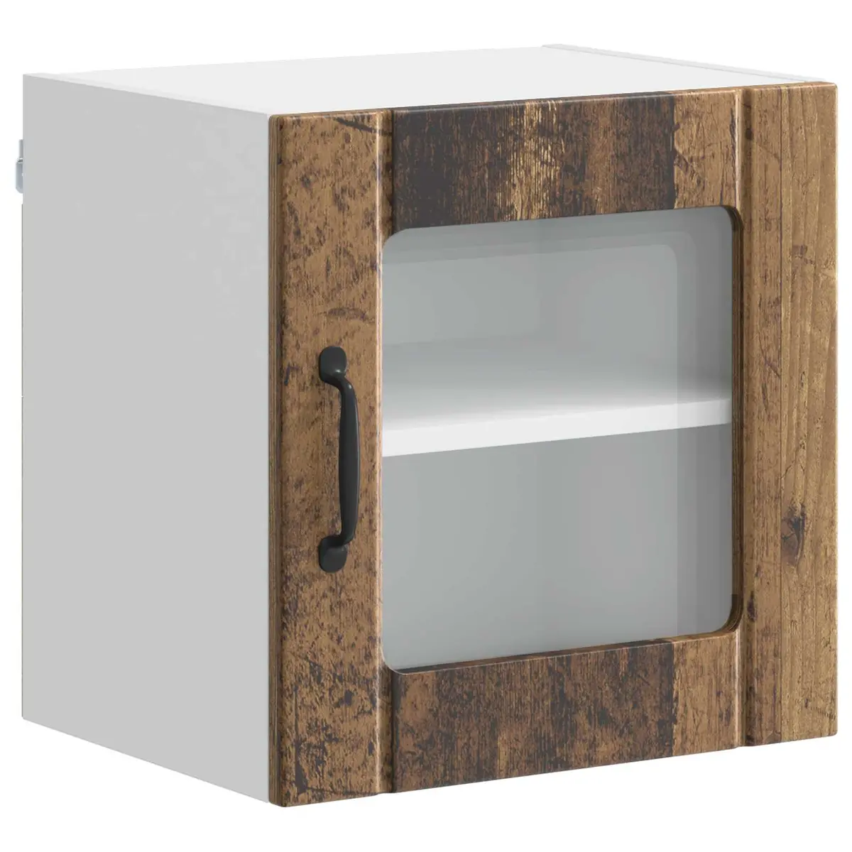 vidaXL Vegghylle LUCCA Gammelt tre 40 x 31 x 40 cm Konstruert tre
