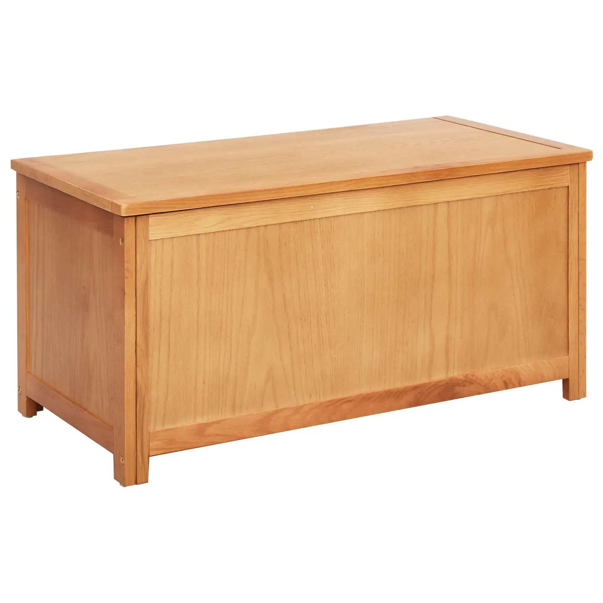 vidaXL Lagringsboks 90 x 45 x 45 cm Massivt Eiketre
