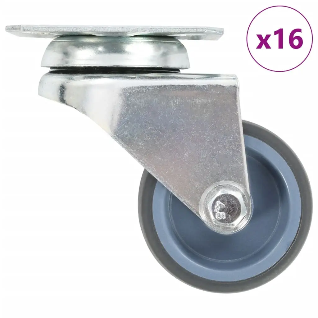 vidaXL Doble svinghjul 16 stk 50 mm