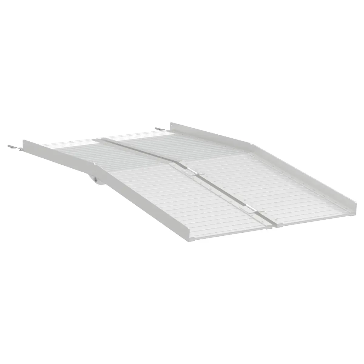 vidaXL Rampe for rullestol 270 kg sølv 270 kg Aluminium