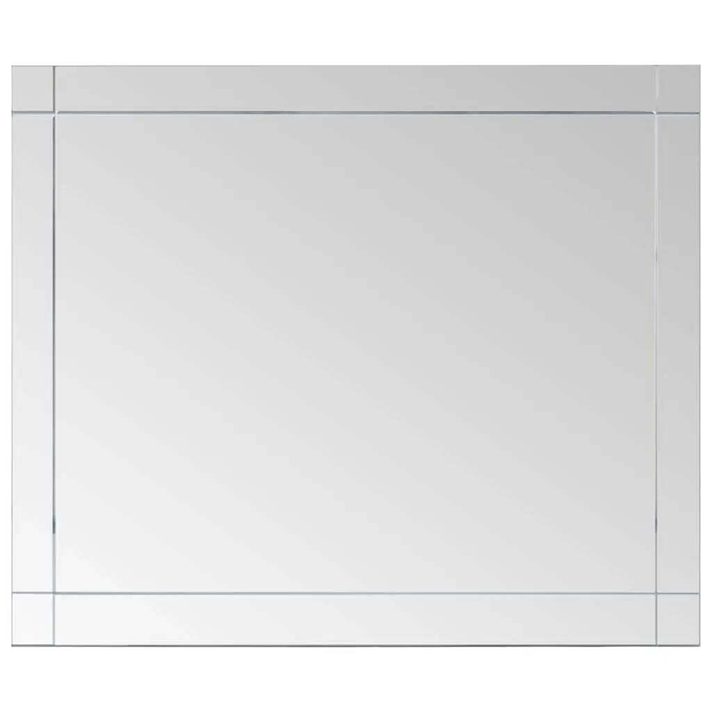 vidaXL Veggspeil 80x60 cm glass