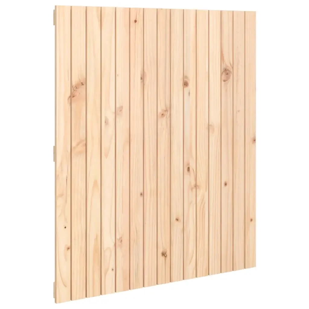 vidaXL Veggmontert hodegavl 95,5x3x110 cm heltre furu