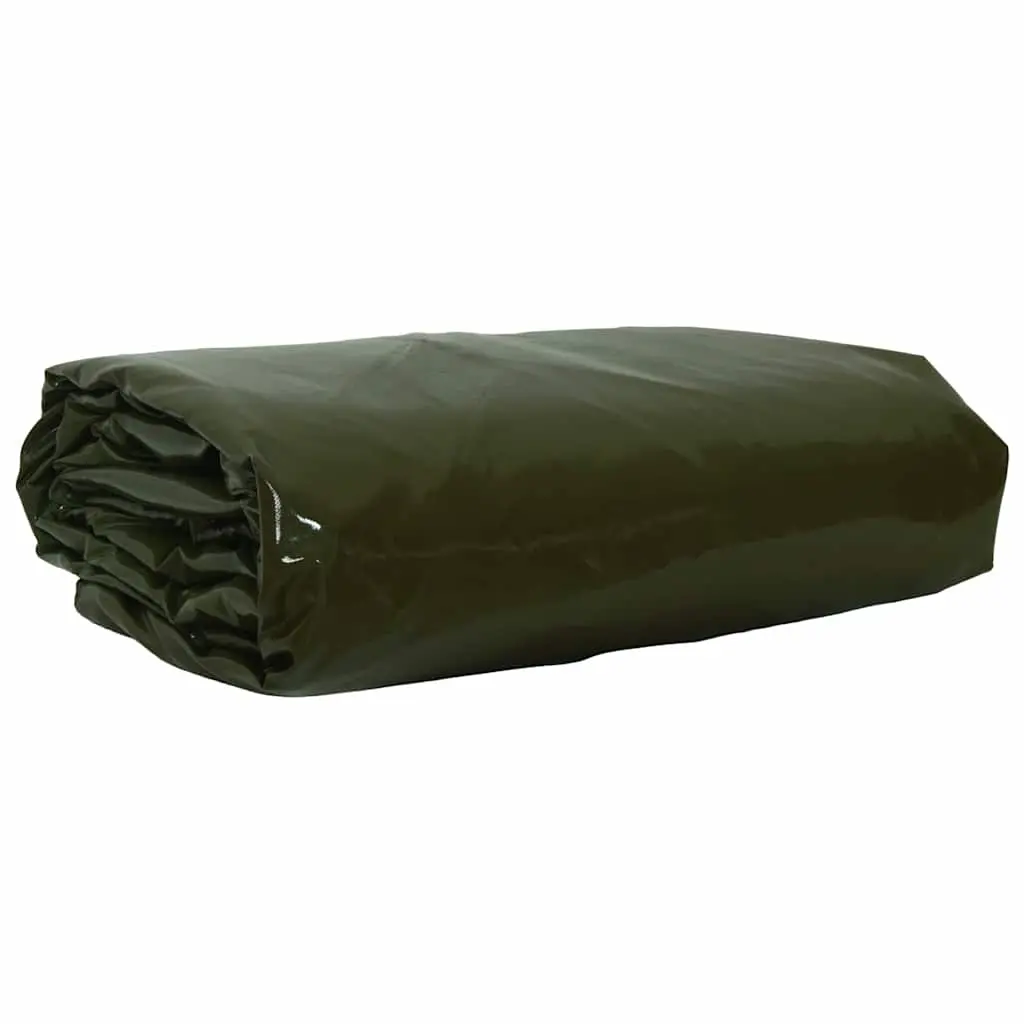 vidaXL Presenning 650g / m² Olivengrønn 5 x 6 m Lerret med PVC-belegg