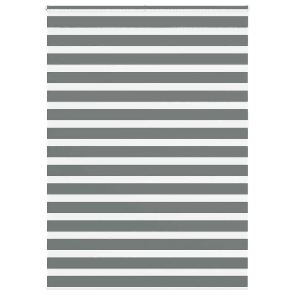vidaXL Sebragardin mørkegrå 160x230 cm stoff bredde 155,9 cm polyester