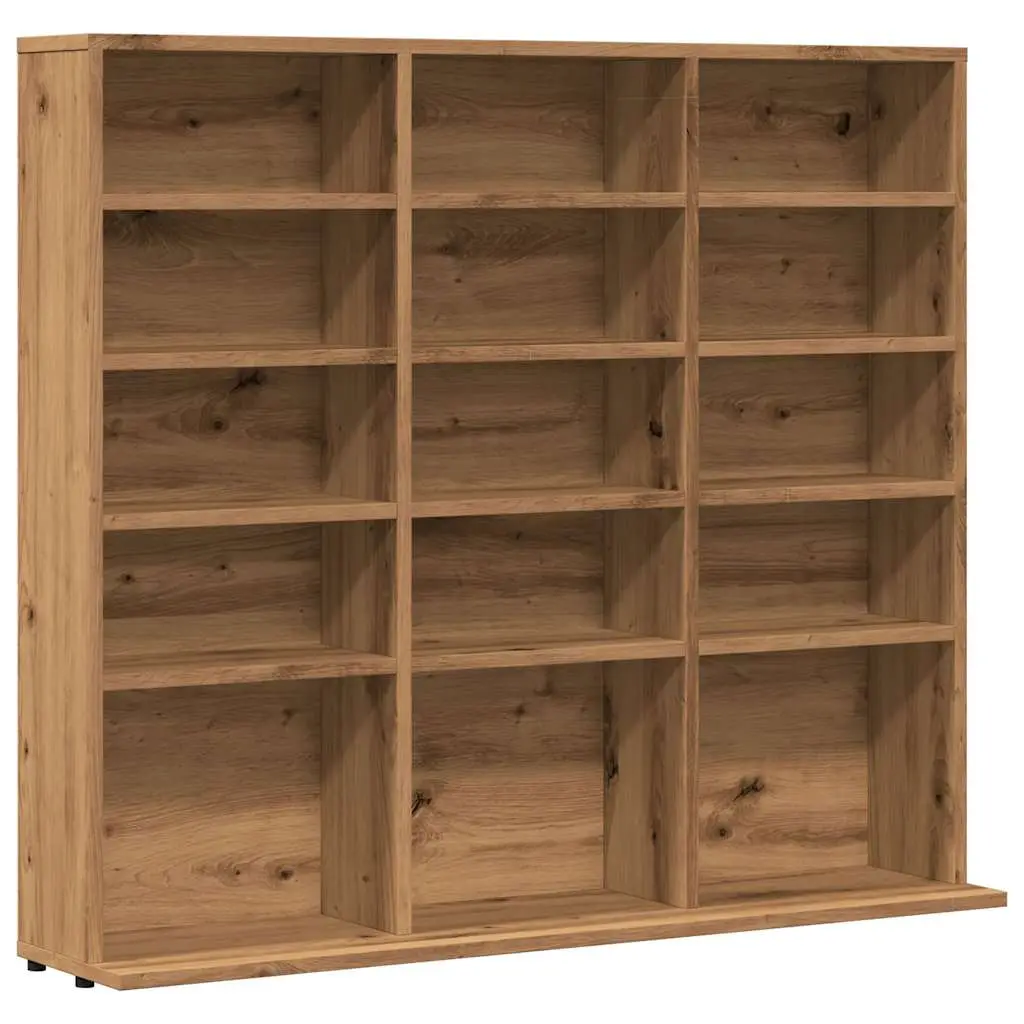 vidaXL CD-skap artisan eik 100x23x89,5 cm konstruert tre