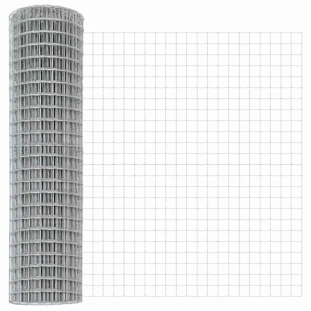 vidaXL Euro gjerde 1,2 x 10 m PVC-belagt jern