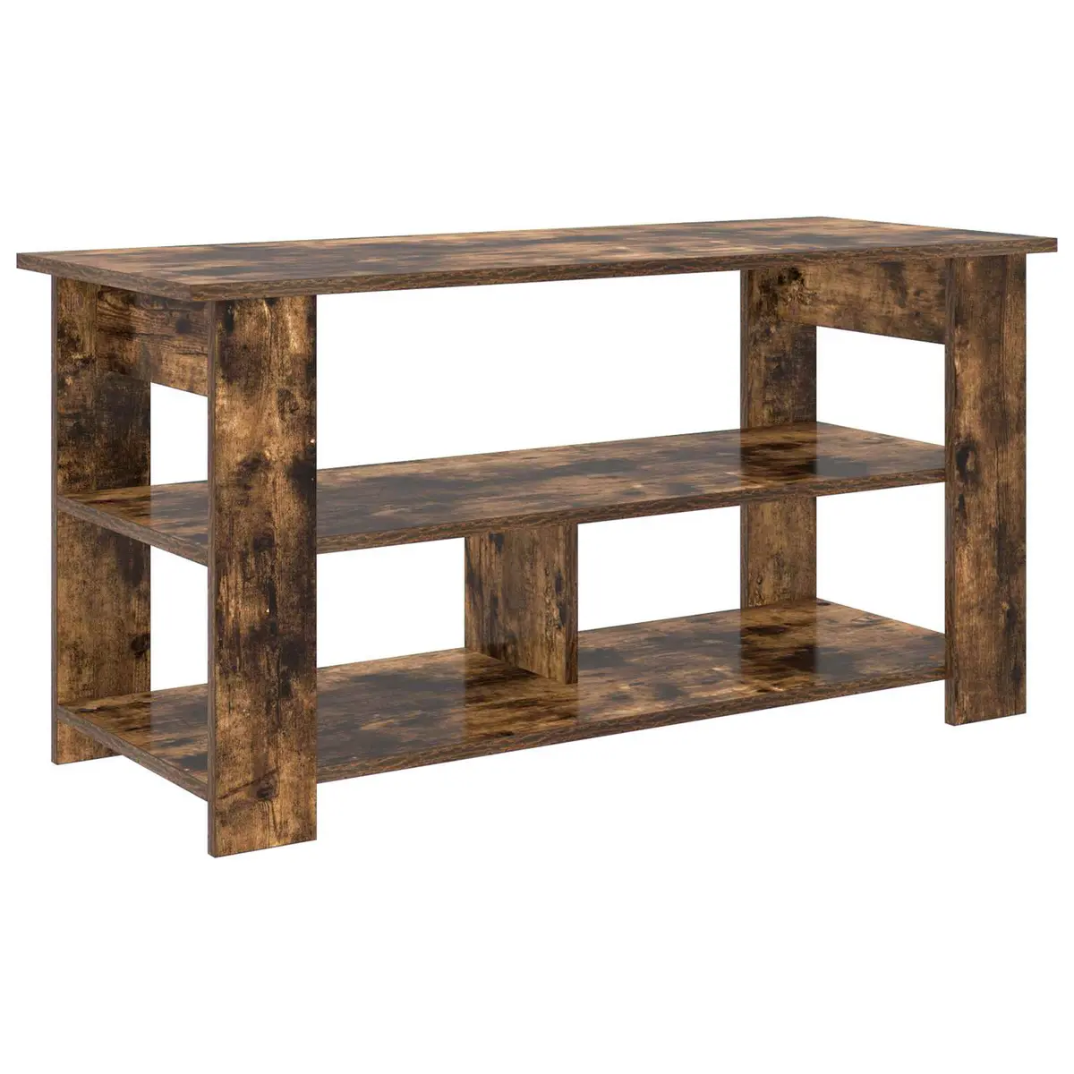 vidaXL TV-stativ Røkt eik 100 x 40 x 50 cm