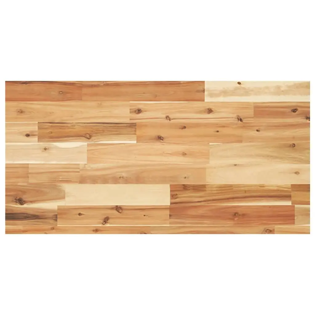 vidaXL Flytende hylle 80x40x4 cm oljebehandlet heltre akasie