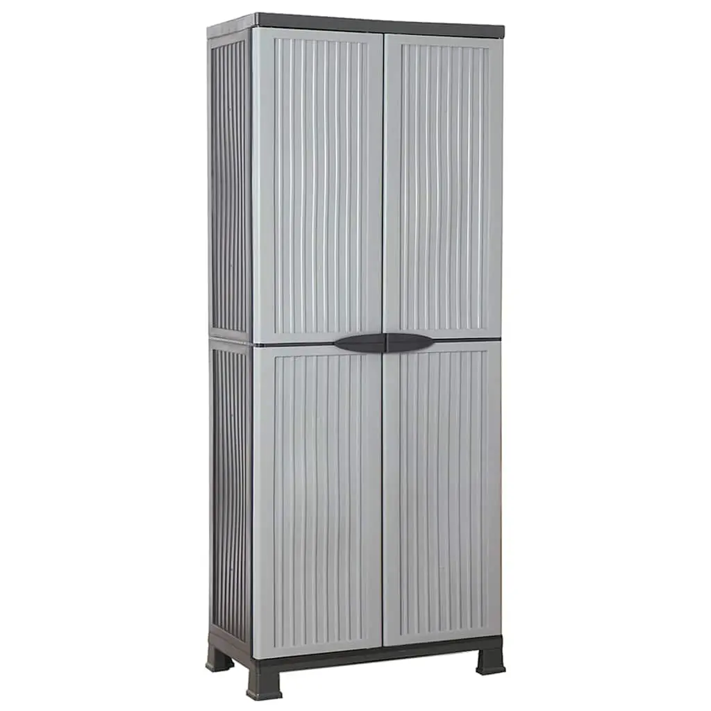 vidaXL Plastskap 68x39x171,5 cm